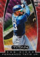 2019 Panini Chronicles Titan #3 Fernando Tatis Jr. Ruby Wave Baseball Card