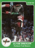 1985 Star Gatorade #4 Clyde Drexler Basketball Card