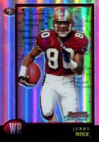 1998 Bowman Chrome #110 Jerry Rice Interstate-Refractor Football Card