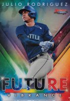 2021 Bowman's Best Future Vibrance #BFV11 Julio Rodriguez Baseball Card