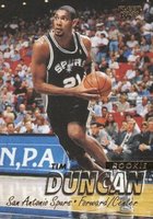 1997 Fleer #201 Tim Duncan Basketball Card
