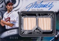 2024 Topps Sterling Sterling Strikes Autograph Relics #JS John Smoltz Baseball Card