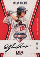 2019 Panini Stars & Stripes USA 18U National Team Signatures #DC Dylan Crews Baseball Card