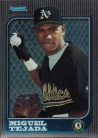 1997 Bowman Chrome #273 Miguel Tejada Baseball Card