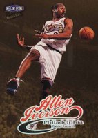 1998 Ultra #33G Allen Iverson Gold Medallion Basketball Card
