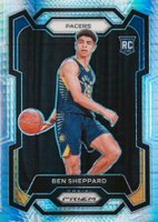 2023 Panini Prizm #172 Ben Sheppard Hyper Basketball Card