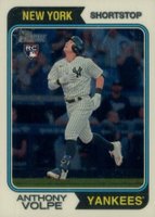 2023 Topps Heritage #599 Anthony Volpe Chrome Baseball Card