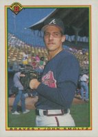 1990 Bowman #10 John Smoltz Baseball Card