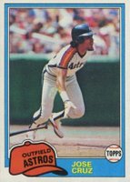 1981 Topps #105 Jose Cruz Baseball Card
