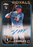 2024 Topps Chrome Rookie Autographs #RATC Tyler Cropley Baseball Card