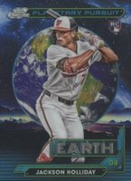 2024 Topps Chrome Cosmic Planetary Pursuit #5 Jackson Holliday Earth Baseball Card
