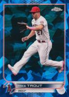 2022 Topps Chrome Sapphire Edition #27 Mike Trout Baseball Card