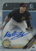 2019 Bowman Draft Chrome Draft Picks Autograph #CDAMG Matt Gorski Refractor Baseball Card