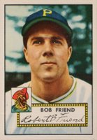 1952 Topps #233 Bob Friend Baseball Card