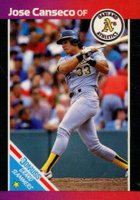 1989 Donruss Grand Slammers #1 Jose Canseco Baseball Card