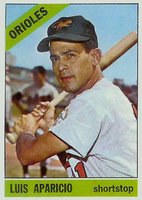 1966 Topps #90 Luis Aparicio Baseball Card