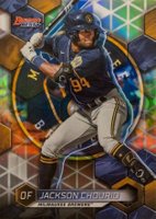 2023 Bowman's Best Top Prospects #TP10 Jackson Chourio Refractor Baseball Card