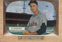 1955 Bowman #3 Joe Coleman Baseball Card