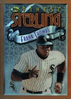 1996 Finest #48 Frank Thomas Refractor Baseball Card
