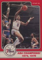 1984 Star Julius Erving #15 Julius Erving Basketball Card