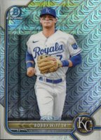 2022 Bowman Mega Box Chrome #146 Bobby Witt Jr. Baseball Card