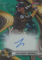 2024 Bowman's Best Best of 2024 Autographs #B24JM Jackson Merrill Teal Refractor Baseball Card