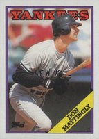 1988 Topps #300 Don Mattingly Baseball Card