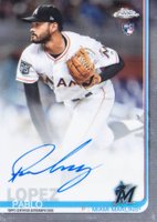 2019 Topps Chrome Rookie Autographs #RA-PL Pablo Lopez Baseball Card