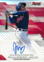 2017 Bowman's Best Best of 2017 Autograph #B17FM Francisco Mejia Refractor Baseball Card