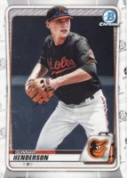 2020 Bowman Chrome Prospects #BCP134 Gunnar Henderson Baseball Card