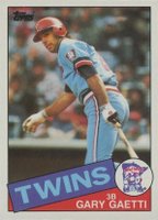 1985 Topps #304 Gary Gaetti Baseball Card