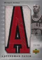 2006 Upper Deck Chronology #209 Michael Jordan Signed Patch Basketball Card