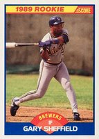 1989 Score #625 Gary Sheffield Baseball Card