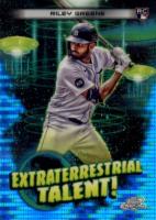 2023 Topps Cosmic Chrome Extraterrestrial Talent #ET5 Riley Greene Blue Moon Baseball Card