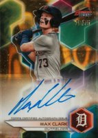 2023 Bowman's Best Best of 2023 Autographs #B23MC Max Clark Gold Lava Baseball Card
