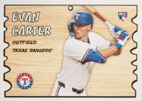 2024 Topps Throwback Thursday #70 Evan Carter Baseball Card
