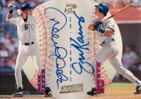 1998 Stadium Club CO-Signers #CS6 Derek Jeter/Eric Karros Baseball Card