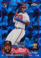 2023 Topps Chrome Update Sapphire Edition #290 Michael Harris II Baseball Card