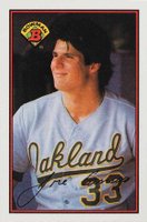 1989 Bowman #201 Jose Canseco Baseball Card