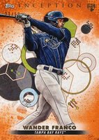 2022 Topps Inception #39 Wander Franco Orange Baseball Card