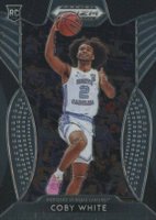 2019 Panini Prizm Draft Picks #70 Coby White Basketball Card