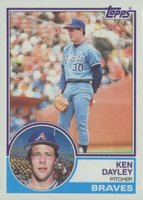 1983 Topps #314 Ken Dayley Baseball Card