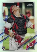 2021 Topps Chrome #111 Tyler Stephenson Refractor Baseball Card