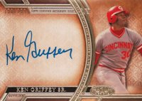 2015 Topps Tier One Acclaimed Autographs #AA-KGS Ken Griffey Sr. Baseball Card
