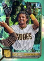 2022 Bowman Chrome Sapphire Edition #12 CJ Abrams SP-Aqua Baseball Card