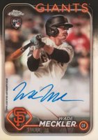 2024 Topps Chrome Rookie Autographs #RAWM Wade Meckler Refractor Baseball Card