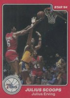 1983 Star Sixers Champions #18 Julius Scoops Basketball Card