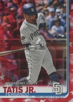 2019 Topps Update  #US56 Fernando Tatis Jr. Independence Day Baseball Card