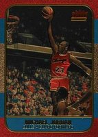 1996 Fleer Polychrome # Michael Jordan Brushed Gold Basketball Card