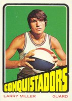 1972 Topps #188 Larry Miller Basketball Card